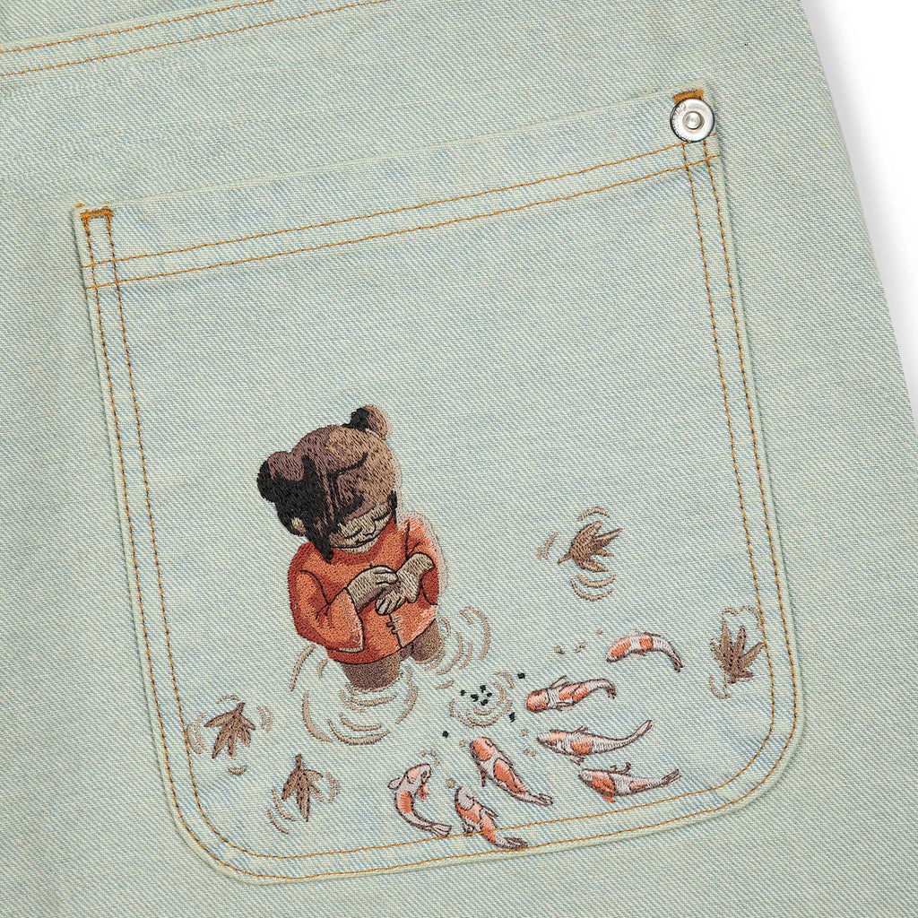 "koi fish" reverse denim