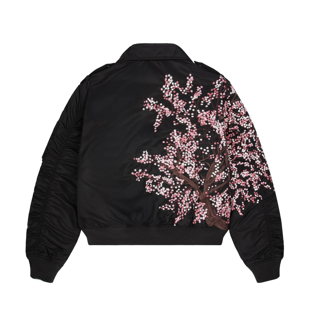 "blossom v3" bomber Jacket black