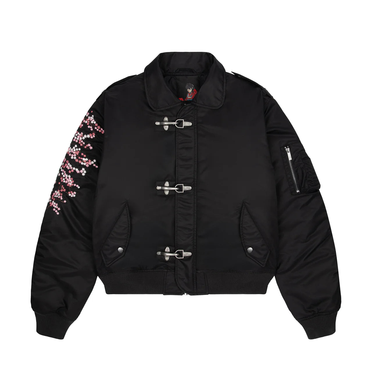 "blossom v3" bomber Jacket black