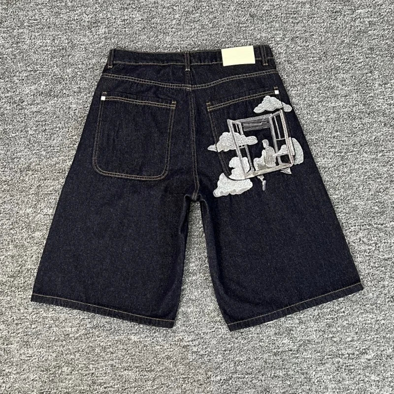 "skynet" Jorts black
